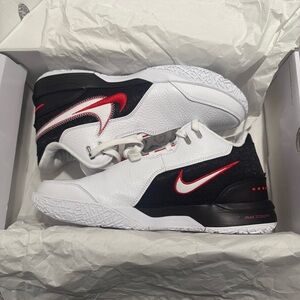 NEW Mens NIKE LEBRON NNXT GEN AMPD White and Red Basketball Shoes Size 10.5